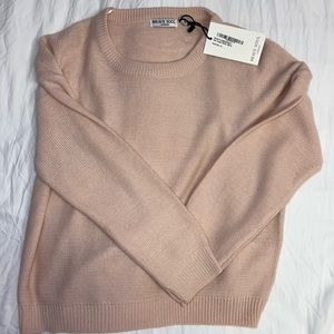 NWT light pink sweater